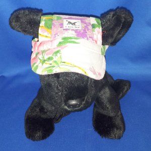 Pink Floral Print Small Doggy Ball Cap